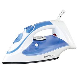 MARTISAN SG-5003 Steam Iron for Clothes, Non-Stick Soleplate, Self-Cleaning Function, Blue
