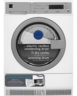 Kenmore 81942 4.0 cu. ft. Compact Front-Load Electric Condensing Dryer, White