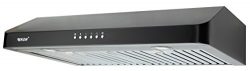 EKON NAC01 Super Slim Under Cabinet/Wall Mounted Kitchen Range Hood / 4 Speeds Soft Touch Electr ...