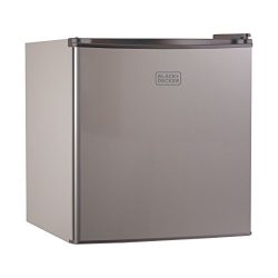 BLACK+DECKER BCRK17V Compact Refrigerator Energy Star Single Door Mini Fridge with Freezer, 1.7  ...