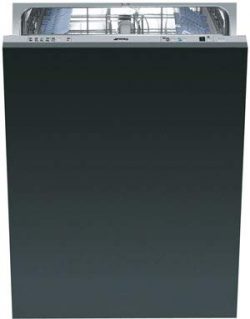 Smeg ST8646U 24 Inch Built In Fully Integrated Dishwasher, 9 Wash Cycles, 13 Place Settings, Qui ...