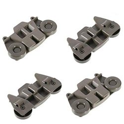 Pack of 4 W10195416 Lower Dishwasher Wheel Replacement by Tworiver, Exact Fits for Whirlpool &am ...