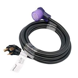 Parkworld 886023 Dryer 3 Prong 30A Extension Cord NEMA 10-30P to 10-30R, 30A, 250V, 7500W (15FT)