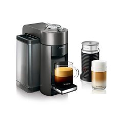 Nespresso Vertuo Evoluo Coffee and Espresso Machine with Aeroccino by De’Longhi, Graphite  ...