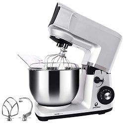 Stand Mixer,Posame Dough Mixer,Kitchen Mixer Electric Mixer with Stand 5.5 Quarts Stainless Stee ...