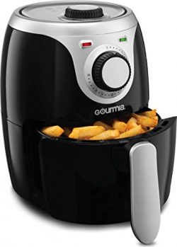 Gourmia GAF218 Air Fryer | Oil-Free Healthy Cooking | 2.2-Quart Capacity | Adjustable Time and T ...