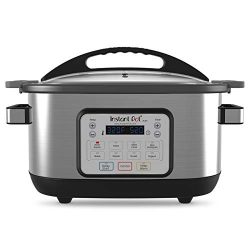 Instant Pot 6 Qt Aura Multi-Use Programmable Multicooker, Silver