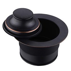 Sink Flange kit for Garbage Disposal with EZ-Mount (Full-Brass), ORB/Oil Rubbed Bronze, SINKINGDOM