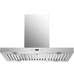 CAVALIERE SV218Z2-i36 Island Mounted Stainless Steel Kitchen Range Hood 900 CFM, 36″ W