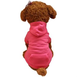 Pet Clothes Autumn Winter Sweater Hooded Jacket Lovely Costume Knitwear Sweater Jumpsuit Coat Pe ...