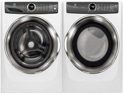 Electrolux White Front Load Laundry Pair with EFLS527UIW 27″ Washer and EFME527UIW 27̸ ...