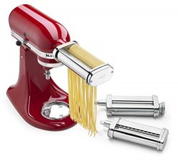 KitchenAid KSMPRA 3-Piece Pasta Roller & Cutter Attachment Set