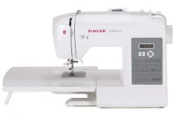 Singer 6199 Brilliance Factory Serviced Sewing Machine, White/Gray (Certified Refurbished)