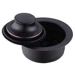 SINKINGDOM Sink Flange set for Garbage Disposal with 3-Bolt Mount (Brass made), Oil Rubbed Bronze.