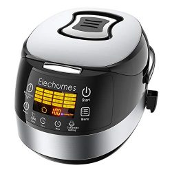Elechomes LED Touch Control Rice Cooker, 16-in-1 Multi-function Cooker, 10-Cups Uncooked Warmer  ...