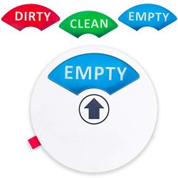 Dishwasher Magnet (1pc) – Clean, Dirty or Empty Sign – Non-Scratch 3.5” Magnetic Sig ...