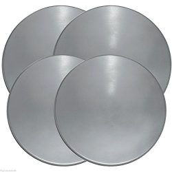 Stainless Steel Round Electric Kitchen Stove Range Top Burner Covers Set of 4