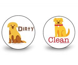 New 3″ WaterPROOF Double Sided Flip CLEAN & DIRTY Premium Dishwasher Magnet MADE in US ...