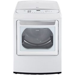 LG DLGY1702WE SteamDryer 7.3 Cu. Ft. White With Steam Cycle Gas Dryer – Energy Star