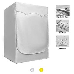 QLLY Washer/Dryer Cover for Front-loading Machine – Waterproof, Dustproof, Sun-Proof, W27”D33”H3 ...