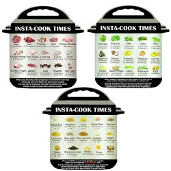 JPOQW 3PCS Pressure Cooker Cooking Schedule Magnetic Memo Sticker for Instant Pot