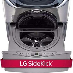 LG WD100CV 1.0 Cu. Ft. Graphite SideKick Pedestal Washer