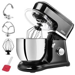 Betitay Tilt-Head Stand Food Mixer,4.5 QT Dough Kneading Machine with Stainless Steel Mixing Bow ...