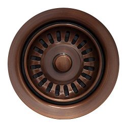 Whitehaus WH200-ACO 3-1/2-Inch Waste Disposer Trim, Antique Copper