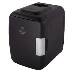 Cooluli Classic 4-liter Compact Cooler/Warmer Mini Fridge for Cars, Road Trips, Homes, Offices a ...
