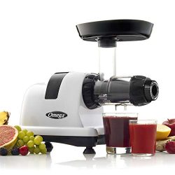 Omega J8006HDS Nutrition Center Quiet Dual-Stage Slow Speed Masticating Juicer Makes Fruit and V ...