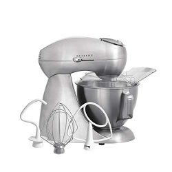 Hamilton Beach 63220 Eclectrics All-Metal 12-Speed Stand Mixer, Sterling