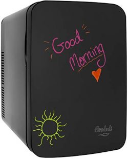 Cooluli Vibe-15-liter Cooler/Warmer Blackboard Mini Fridge for Dorms, Offices, Homes & Cars
