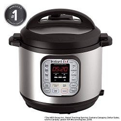 Instant Pot DUO60 6 Qt 7-in-1 Multi-Use Programmable Pressure Cooker, Slow Cooker, Rice Cooker,  ...