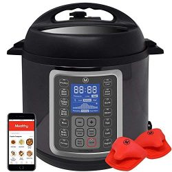 Mealthy MultiPot 9-in-1 Programmable Pressure Cooker 8 Quart with Stainless Steel Pot, Steamer B ...