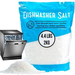 4.4 LB Dishwasher Salt/Water Softener Salt – Compatible with Bosch, Miele, Whirlpool, Ther ...