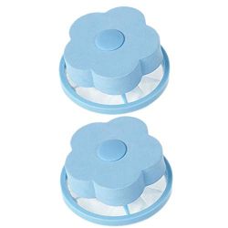 OVERMAL_Accessories Mesh Filtering Hair Removal Floating 2Pcs Filter Bag Washer Style Laundry Cl ...