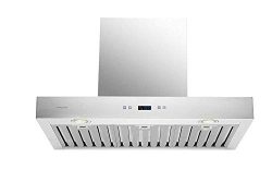 CAVALIERE 30″ Wall Mounted Stainless Steel Kitchen Range Hood 900 CFM SV218Z-30