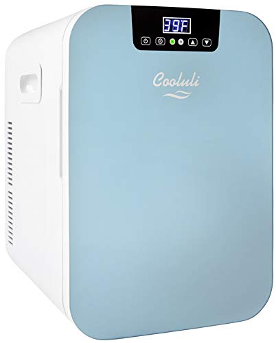 Cooluli Concord 20-liter Compact Cooler/Warmer Mini Fridge/Wine Cooler with Digital Thermostat + ...