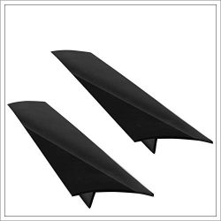 Culin-Art Kitchen Silicone Stove Counter Gap Cover | Set of 2 | Black Color | Great for Kitchen  ...