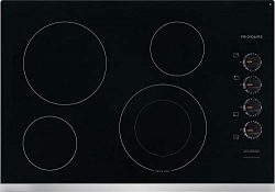 Frigidaire FFEC3025US 30 Inch Electric Smoothtop Style Cooktop with 4 Elements, in Stainless Steel