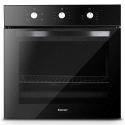 GOCOOL 24″ Built-In Single Wall Oven Electric 2.5 Cu. Ft. Capacity Tempered Glass Multi-Fu ...