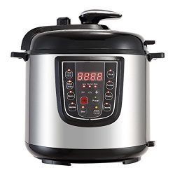 KUPPET 6-in-1 Electric Pressure Cooker 6 Qt 1000W Programmable Multi Cooker, Rice Cooker, Steame ...