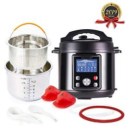 Simfonio Electric Pressure Cooker 8Qt – Simpot 10-in-1 Steamer Pot Rice Cooker Slow Cooker ...