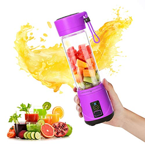 SUNAVO BL-09 Portable Blender Mini Travel Juice Cup,USB Rechargeable Blender Shakes and Smoothie ...