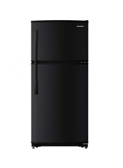 Daewoo RTE18GSBCD Top Mount Refrigerator 18 Cu Ft Black