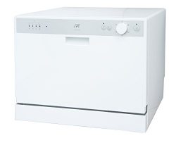 SPT SD-2202W Countertop Dishwasher with Delay Start – White