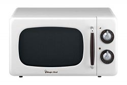 Magic Chef MCD770CW 0.7-Cu. Ft. 700W Retro Countertop Microwave Oven in White.7 Cu.Ft,