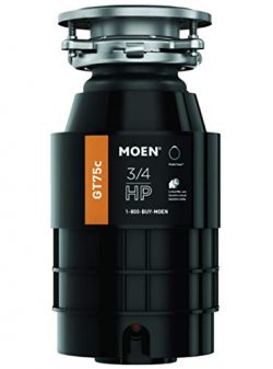 Moen GT75C GT Series 3/4 Horsepower Garbage Disposal with Fast Track Technology