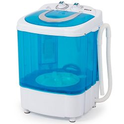 DELLA Electric Small Mini Portable Compact Washer Washing Machine RV Top Load (8.8 LB Capacity), ...