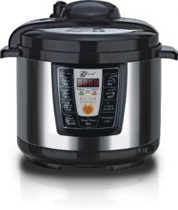 Asian -Style Gourmet Automatic Electric Pressure Cooker with Stainless Steel Inner Pot. Model BT ...